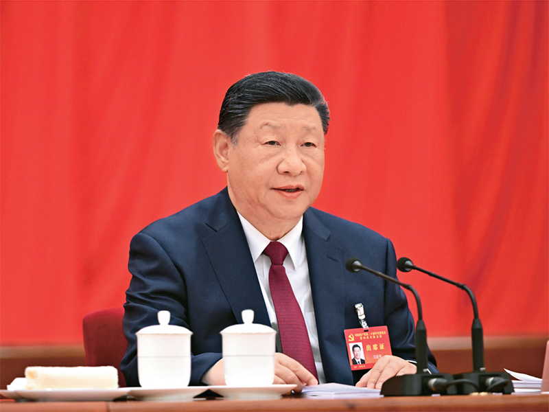 中國(guó)共產(chǎn)黨第二十屆中央委員會(huì)第四次全體會(huì)議，于2025年10月20日至23日在北京舉行。中央委員會(huì)總書(shū)記習(xí)近平作重要講話(huà)。 新華社記者 謝環(huán)馳/攝