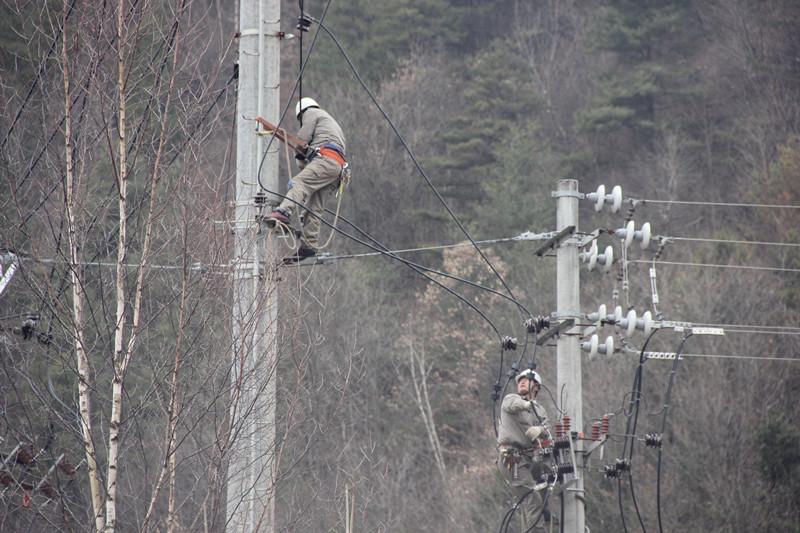 陜西地電留壩供電分公司：實(shí)施農(nóng)石線、索道線分網(wǎng)改造