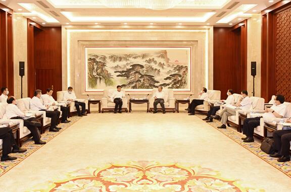 舒印彪拜會山東省委書記劉家義、省長李干杰