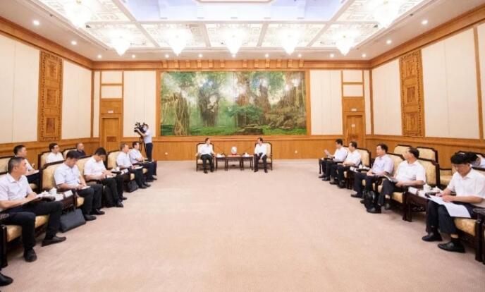中核集團總經(jīng)理、黨組副書記顧軍與福建省委副書記、代省長王寧會談