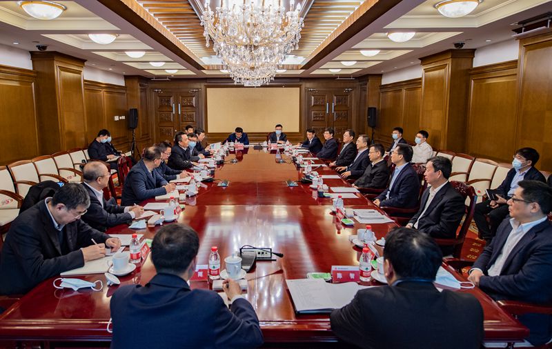 鄒磊、寇偉會(huì)見哈電集團(tuán)董事長曹志安、總經(jīng)理吳偉章