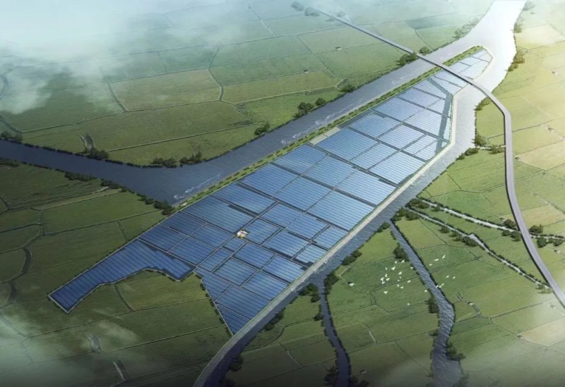 550MWp！亞洲最大漁光互補(bǔ)光伏發(fā)電項(xiàng)目之一正式開(kāi)工！