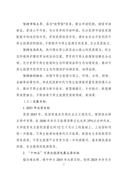 發(fā)改委、能源局等九部委聯(lián)合印發(fā)發(fā)布“十四五”可再生能源規(guī)劃！