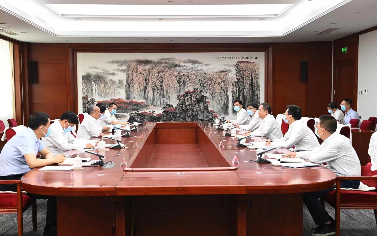 鄒磊拜會山西省委書記、省人大常委會主任林武