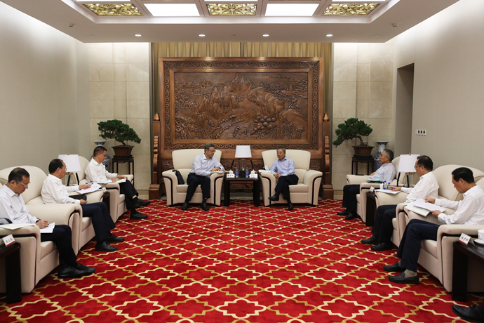 錢智民拜訪農(nóng)發(fā)行黨委書記、董事長錢文揮