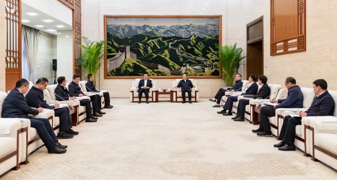 大唐集團黨組書記、董事長鄒磊會見哈電集團黨委書記、董事長曹志安