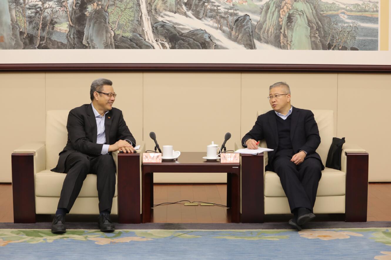 國家電投黨組書記、董事長錢智民拜會浙江省委常委、常務副省長徐文光