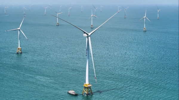 38.41萬千瓦時！全球首臺16兆瓦海上風機創(chuàng)單機日發(fā)電量新紀錄