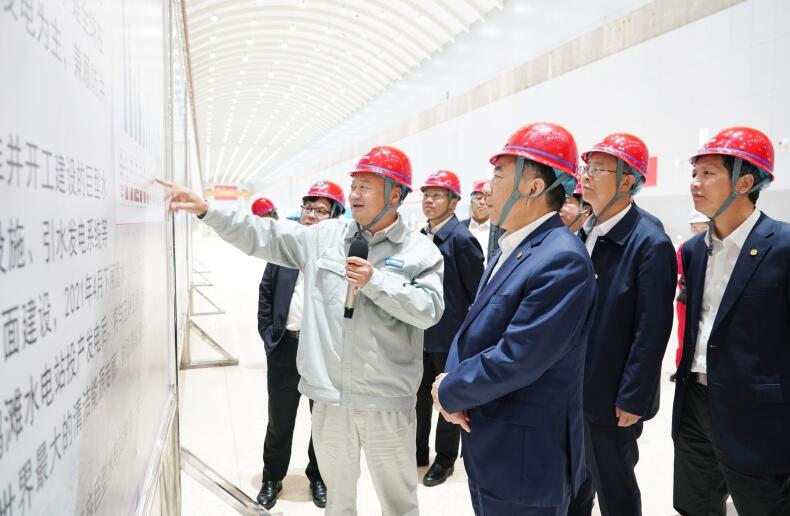 中國能建黨委書記、董事長宋海良赴白鶴灘水電站調(diào)研