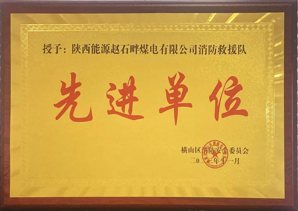 優(yōu)秀！再續(xù)輝煌！陜投集團趙石畔煤電消防工作又獲表彰