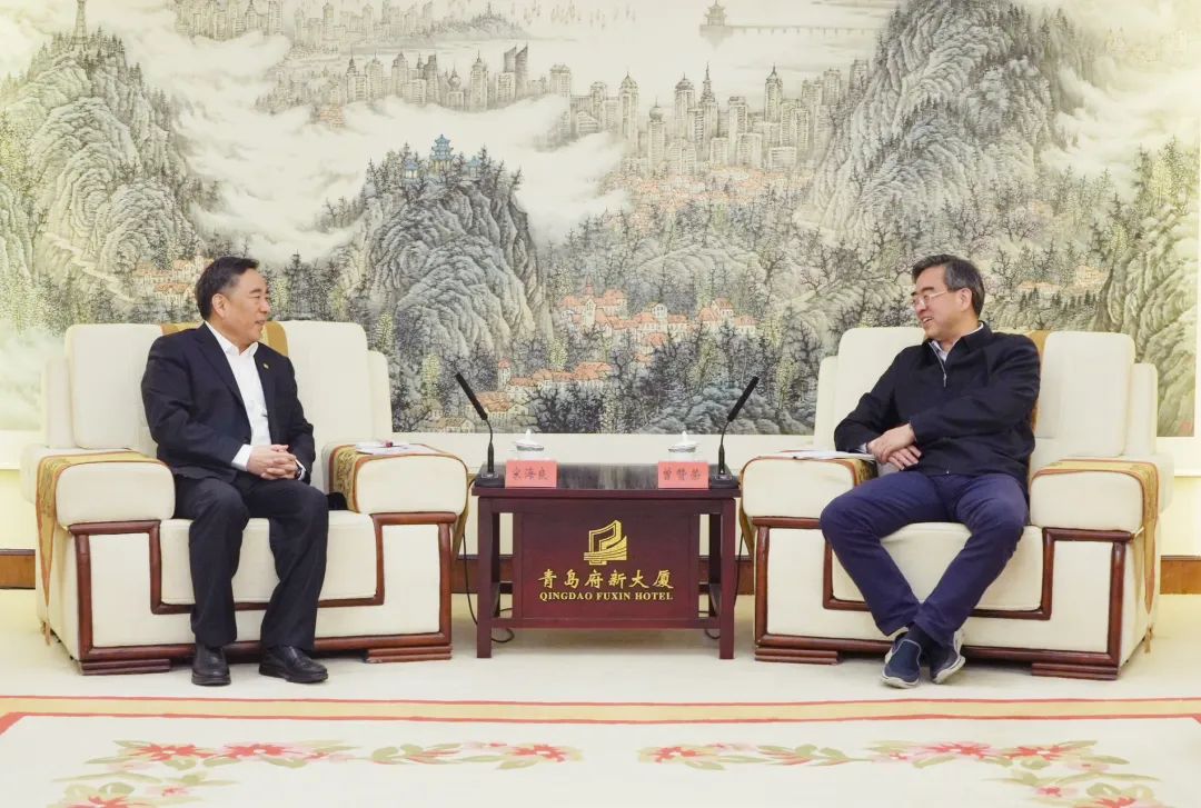 中國(guó)能建黨委書記、董事長(zhǎng)宋海良拜會(huì)山東省委常委、青島市委書記曾贊榮