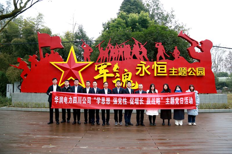 華潤電力四川公司聯(lián)合華潤集團在川企業(yè)開展“學思想、強黨性、促增長、贏戰(zhàn)略”主題黨日活動