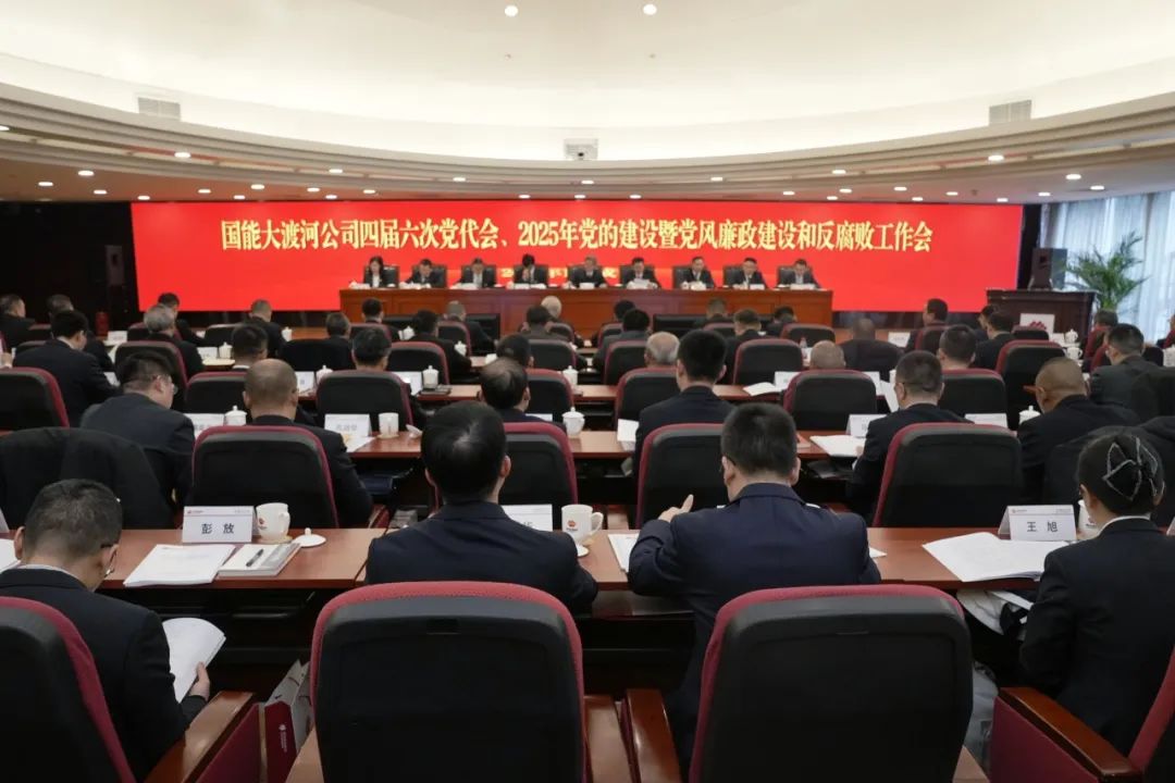 國能大渡河公司召開四屆第六次黨代會(huì)、2025年黨的建設(shè)暨黨風(fēng)廉政建設(shè)和反腐敗工作會(huì)