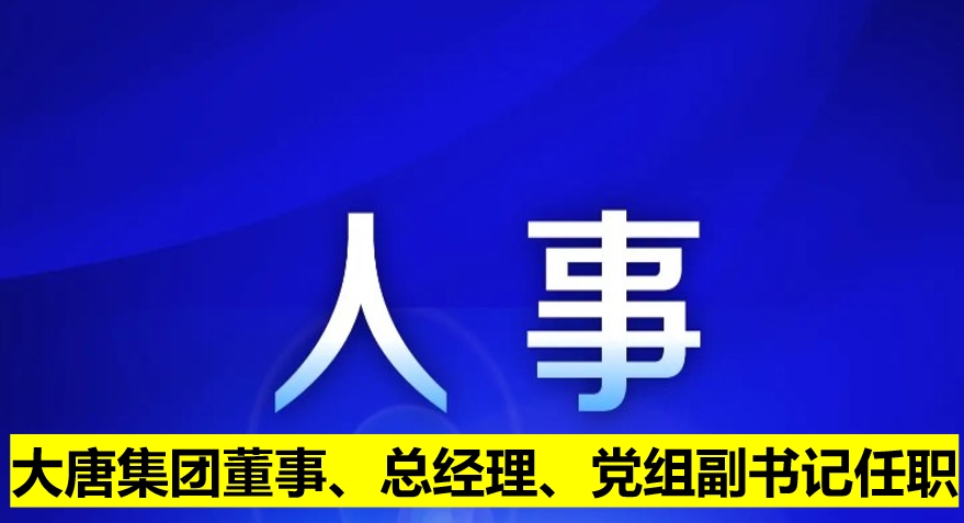 大唐集團(tuán)董事、總經(jīng)理、黨組副書記任職