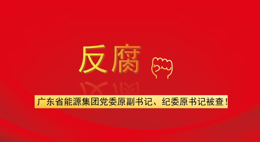 廣東省能源集團(tuán)黨委原副書(shū)記、紀(jì)委原書(shū)記被查！